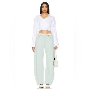 AGOLDE LUNA HIGH-RISE TAPERED JEANS